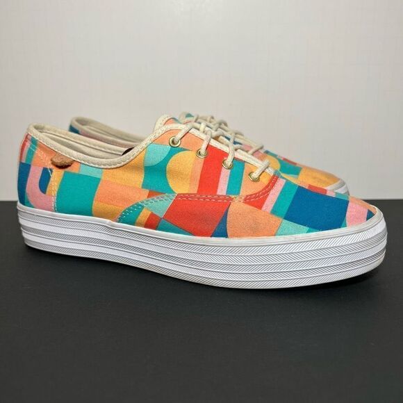 Womens KEDS x Sunnylife Triple Islabomba Multicolor Low Top Shoes / Size 8.5 - Picture 1 of 9
